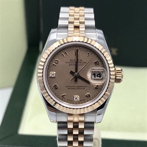 Rolex rose gold date just